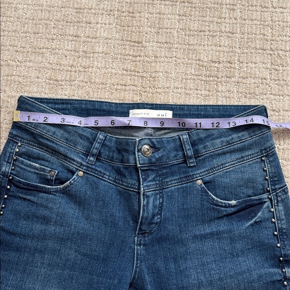 Newport slim Oui jeans with detail - Picture 9 of 9